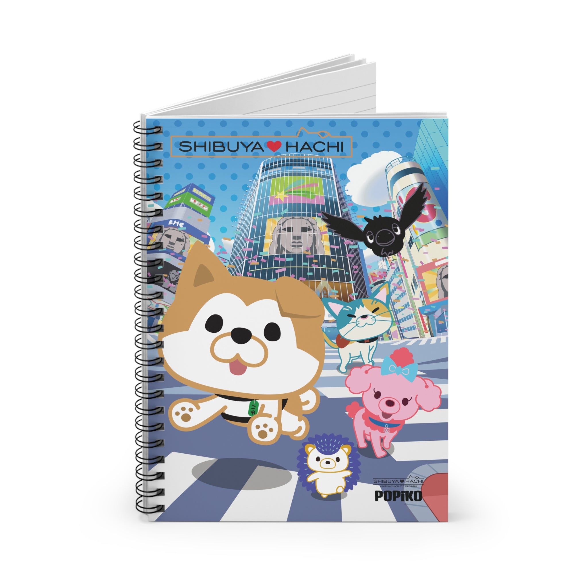 Shibuya Hachi Spiral Notebook